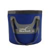 HMTRADE Collapsible Bucket,5 Gallon Portable Folding Water Portable Collapsible Wash Basin,Water Container Fishing Bucket for Travelling Camping Hiking Fishing Gardening (Navy Blue, 20L) view 1