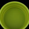 Silicone Folding Bowl Telescopic Collapsible Outdoor Travel Camping Tool with Lid 1200ml (Green) view 3