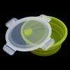 Silicone Folding Bowl Telescopic Collapsible Outdoor Travel Camping Tool with Lid 1200ml (Green) view 4