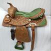 Premium Leather Western Barrel Racing Horse Saddle saba International (14 Inch) view 1