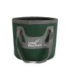 HMTRADE Collapsible Bucket,5 Gallon Portable Folding Water Portable Collapsible Wash Basin,Water Container Fishing Bucket for Travelling Camping Hiking Fishing Gardening (Blackish Green, 20L) view 1