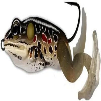 LiveTarget The Ultimate Frog Stride Bait 2", 3/4 Oz, Brown/Black -