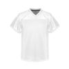 MESOSPERO Youth Football Jersey American Football Jersey Sports T-Shirt Blank Kids Football Practice Jersey(Medium,White) view 1