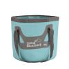 HMTRADE Collapsible Bucket,5 Gallon Portable Folding Water Portable Collapsible Wash Basin,Water Container Fishing Bucket for Travelling Camping Hiking Fishing Gardening (Light Blue, 20L) view 1