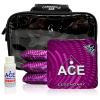 CornholeAce Legendary - Purple - ACE Pro Bag Kit: 4 Bags + Break-in Kit + Carry Case - Professional Cornhole Bags Dual Sided Slick Stick view 1
