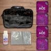 CornholeAce Legendary - Purple - ACE Pro Bag Kit: 4 Bags + Break-in Kit + Carry Case - Professional Cornhole Bags Dual Sided Slick Stick view 2