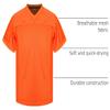 MESOSPERO Youth Football Jersey American Football Jersey Sports T-Shirt Blank Kids Football Practice Jersey(Small,Orange) view 4