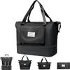 Bumblete Fitness Pack, Bumblete Large Capacity Folding Travel Bag, Dry and Wet Separation Multifunctional Sports Shoulder Bag, Upgrade Waterproof Carry on Bag (Black) view 1