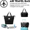 Bumblete Fitness Pack, Bumblete Large Capacity Folding Travel Bag, Dry and Wet Separation Multifunctional Sports Shoulder Bag, Upgrade Waterproof Carry on Bag (Black) view 2