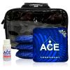 CornholeAce Legendary - Navy Blue - ACE Pro Bag Kit: 4 Bags + Break-in Kit + Carry Case - Professional Cornhole Bags Dual Sided Slick Stick view 1