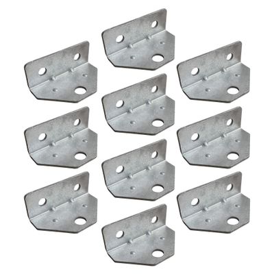 10 Pack Swivel Top Angle Bracket Bolster Bunk Board Adjustable for Boat Pontoon Trailer (10)