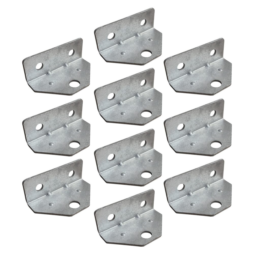 10 Pack Swivel Top Angle Bracket Bolster Bunk Board Adjustable for Boat Pontoon Trailer (10)