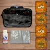 CornholeAce Legendary - Orange - ACE Pro Bag Kit: 4 Bags + Break-in Kit + Carry Case - Professional Cornhole Bags Dual Sided Slick Stick view 2