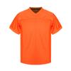 MESOSPERO Youth Football Jersey American Football Jersey Sports T-Shirt Blank Kids Football Practice Jersey (Orange, XL) view 1