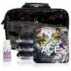 CornholeAce Legendary - Artistic Woman - ACE Pro Bag Kit: 4 Bags + Break-in Kit + Carry Case - Professional Cornhole Bags Dual Sided Slick Stick view 1