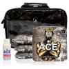 CornholeAce Legendary - King - ACE Pro Bag Kit: 4 Bags + Break-in Kit + Carry Case - Professional Cornhole Bags Dual Sided Slick Stick view 1
