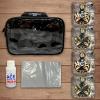 CornholeAce Legendary - King - ACE Pro Bag Kit: 4 Bags + Break-in Kit + Carry Case - Professional Cornhole Bags Dual Sided Slick Stick view 2