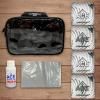 CornholeAce Legendary - White - ACE Pro Bag Kit: 4 Bags + Break-in Kit + Carry Case - Professional Cornhole Bags Dual Sided Slick Stick view 2