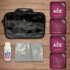 CornholeAce Legendary - Maroon - ACE Pro Bag Kit: 4 Pro Bags + Break-in Kit + Carry Case - Professional Cornhole Bags Dual Sided Slick Stick view 2