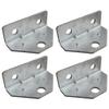 4 Pack Swivel Top Angle Bracket Bolster Bunk Board Adjustable for Boat Pontoon Trailer (4) view 1