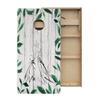 Bride Sketch Cornhole Boards - Includes (2) Boards (NO Bags) + (1) Case & (2) Edge Lights view 2
