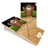 Skip's Garage Baseball Bats Cornhole Boards - Includes (2) Boards (NO Bags) + (1) Carry Case, (2) Hole Lights & (2) Edge Lights view 1
