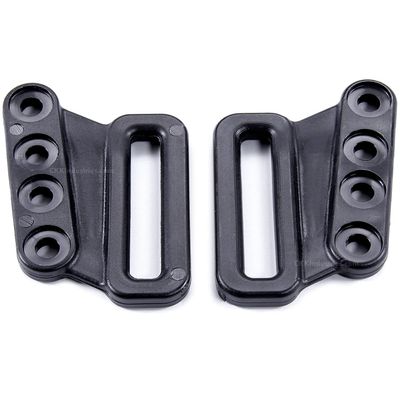 Universal Belt Loops for Holster Making - (Infinity Loops) - (Fits up to 1.50 inch Belts) - (Tactical Black) - (2 Pack)