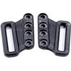 Universal Belt Loops for Holster Making - (Infinity Loops) - (Fits up to 1.50 inch Belts) - (Tactical Black) - (2 Pack) view 2