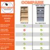Skip's Garage Teal Epoxy Cornhole Boards - Includes (2) Boards (NO Bags) + (2) Board Hole Lights view 3
