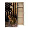 Skip's Garage American Flag Hidden Deer & Fish Cornhole Boards - Includes (2) Boards (NO Bags) + (1) Case & (2) Hole Lights view 2