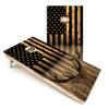Skip's Garage American Flag Hidden Deer Cornhole Boards - Includes (2) Boards (NO Bags) + NO Additional Accessories view 1