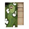 Skip's Garage Golf Course Themed Cornhole Boards - Includes (2) Boards (NO Bags) + (1) Black Carrying Case view 2