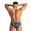 ARENA Men's Swim Brief Puzzled Team Print MaxLife Athletic Swimwear Professional Training Swimsuit Sports Bathing Suit, Black/Black Multi, US Size 24 view 2