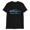 JG Infinite 1956 Chevy Bel Air Harbor Blue Antique Car Collector Cars 56 Belair T-Shirt view 1