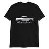 1956 Chevy Bel Air Dawn Gray & Ivory Antique Car Collector Cars 56 Belair T-Shirt view 1