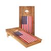 Skip's Garage American Flag Cornhole Boards - Includes (2) Boards (NO Bags) + (1) Black Carrying Case view 1
