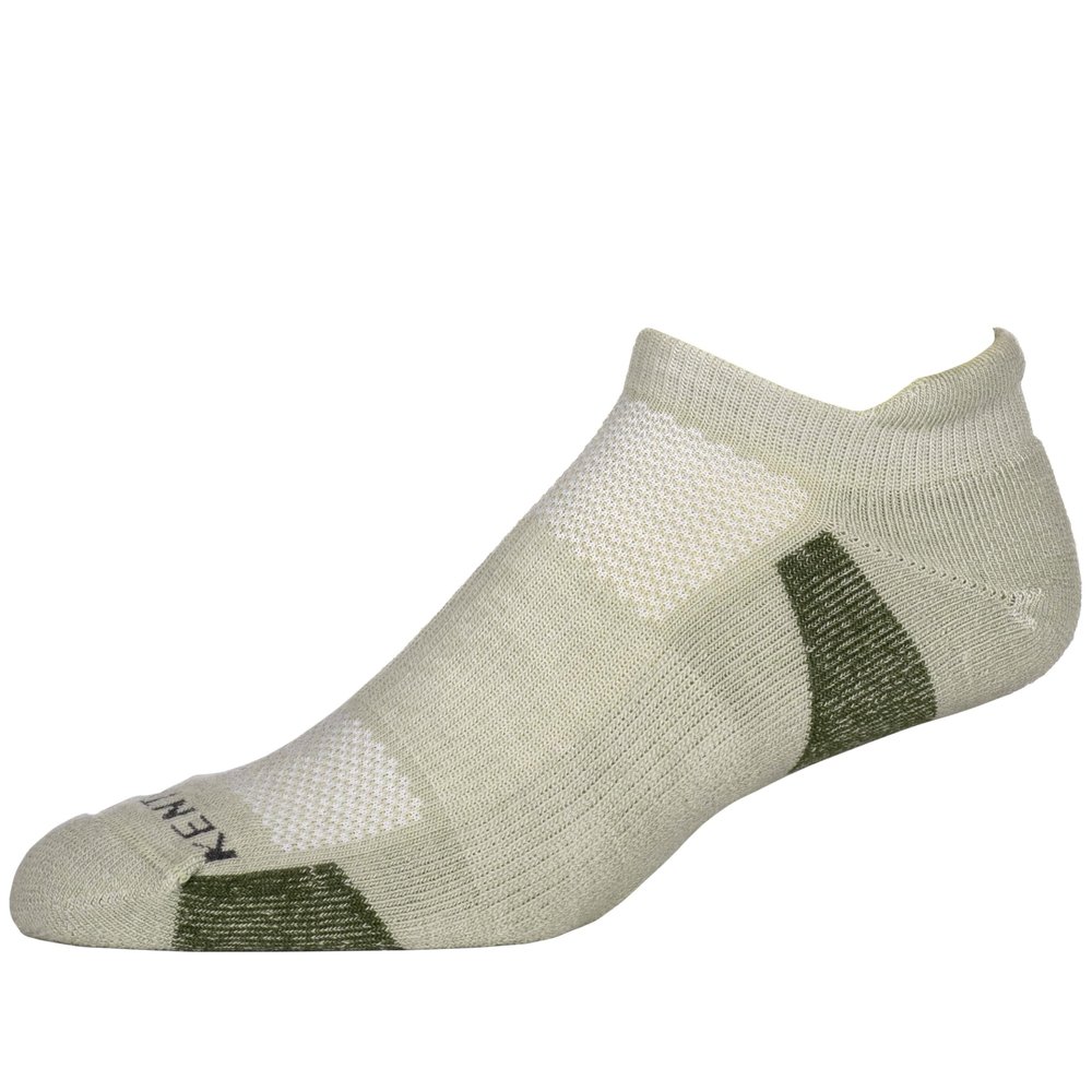 KENTWOOL Men's Classic Low Socks (Large, Moss)