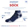 KENTWOOL Men's Classic Low Socks (Large, Moss) view 2