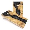 Skip's Garage Black Epoxy Cornhole Boards - Includes (2) Boards (NO Bags) + (1) Case & (2) Hole Lights view 1