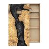 Skip's Garage Black Epoxy Cornhole Boards - Includes (2) Boards (NO Bags) + (1) Case & (2) Hole Lights view 2