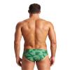 ARENA Men's Swim Brief Puzzled Team Print MaxLife Athletic Swimwear Professional Training Swimsuit Sports Bathing Suit, Black/Green Multi, US Size 22 view 2