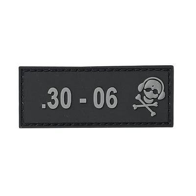 G-CODE Caliber Patch - Grey on Black (.30-06)