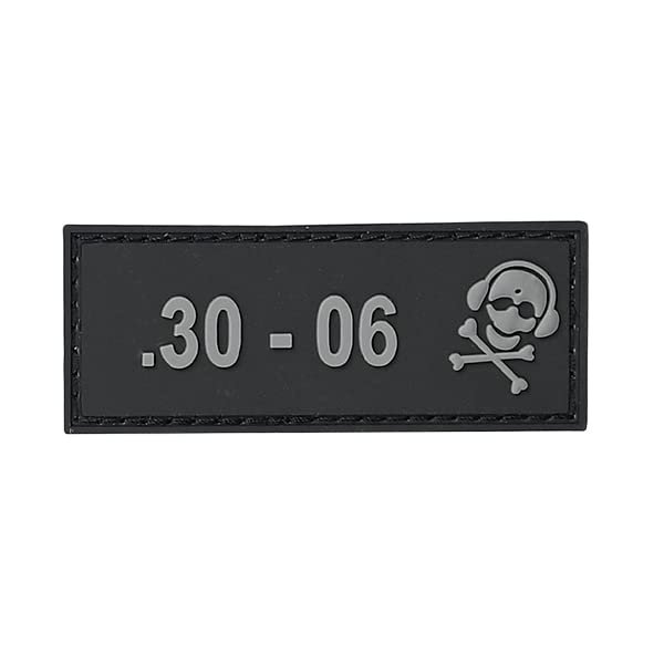 G-CODE Caliber Patch - Grey on Black (.30-06)