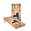 Skip's Garage New York Rustic Cornhole Boards - Includes (2) Boards (NO Bags) + NO Additional Accessories view 1