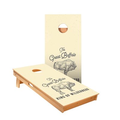 Skip's Garage The Great Buffalo Cornhole Boards - Includes (2) Boards (NO Bags) + NO Additional Accessories