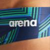 ARENA Mens Swim Brief Puzzled Team Print MaxLife Athletic Swimwear Professional Training Swimsuit Sports Bathing Suit, Navy/Soft Green Multi, US Size 40 view 4
