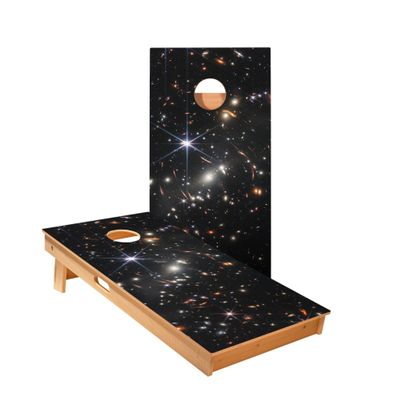 Skip's Garage Deep Field Cornhole Boards - Includes (2) Boards (NO Bags) + NO Additional Accessories