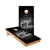 Skip's Garage Good Vibes Cornhole Boards - Includes (2) Boards (NO Bags) + NO Additional Accessories view 1