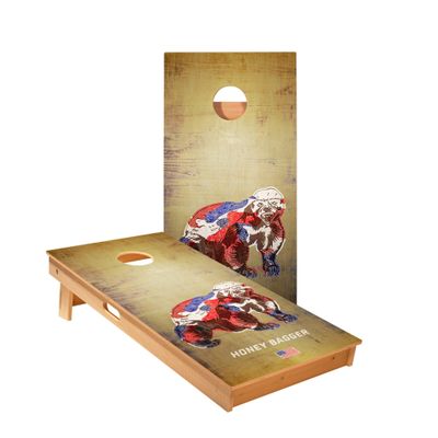 Skip's Garage Honey Bagger Cornhole Boards - Includes (2) Boards (NO Bags) + (2) Board Hole Lights