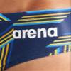 ARENA Mens Swim Brief Puzzled Team Print MaxLife Athletic Swimwear Professional Training Swimsuit Sports Bathing Suit, Navy/Yellow Star Multi, US Size 38 view 4